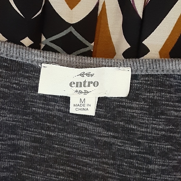 Entro flattery empire-waist tunic dress size M - Picture 5 of 5